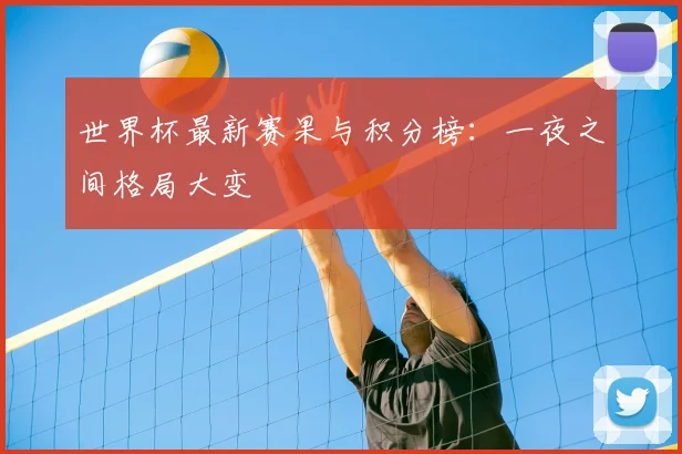 世界杯最新赛果与积分榜:一夜之间格局大变